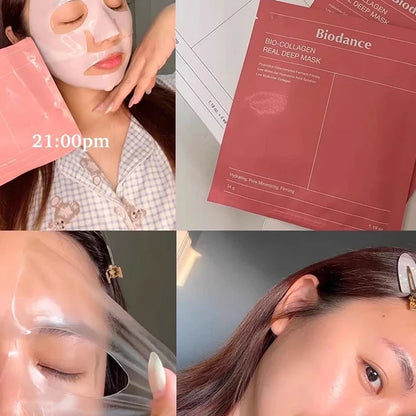 BIODANCE Bio-Collagen Hydrating Gel Mask – Overnight Deep Hydration & Skin Elasticity Care