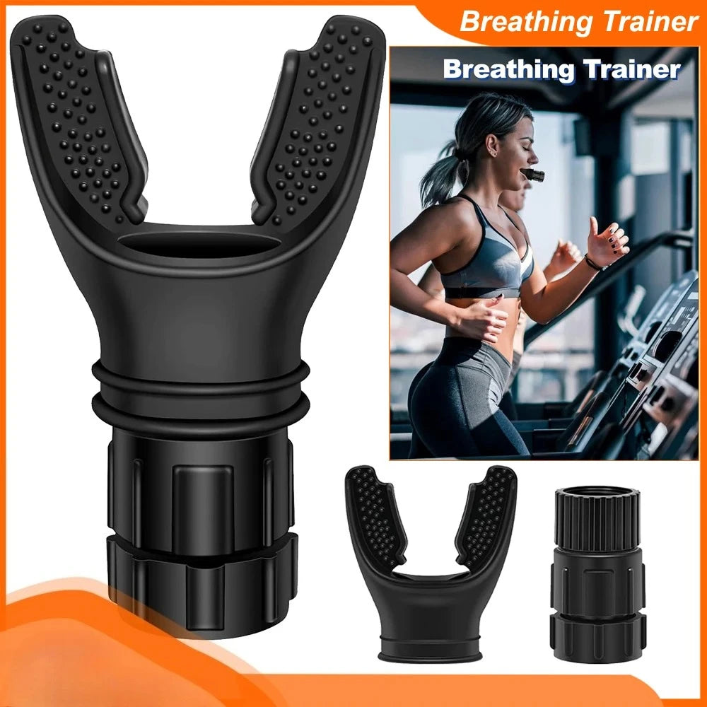 BreathFlex Pro Adjustable Breathing Trainer for Lung Capacity & Respiratory Fitness