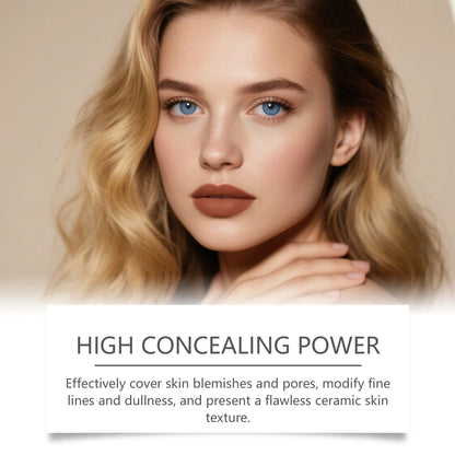 Color-Adjusting Foundation Stick – Moisturizing Full Coverage with Convenient Blending Brush