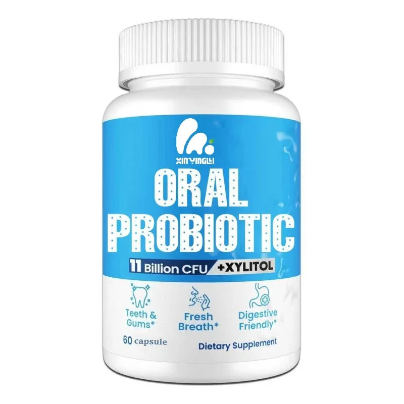 Oral probiotic capsules with 11 billion CFU